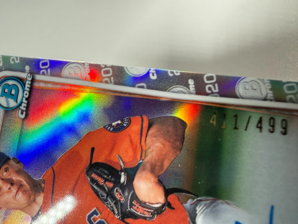 Austin Hansen 2020 Bowman Chrome 1st Refractor /499 #CPA-AH Astros