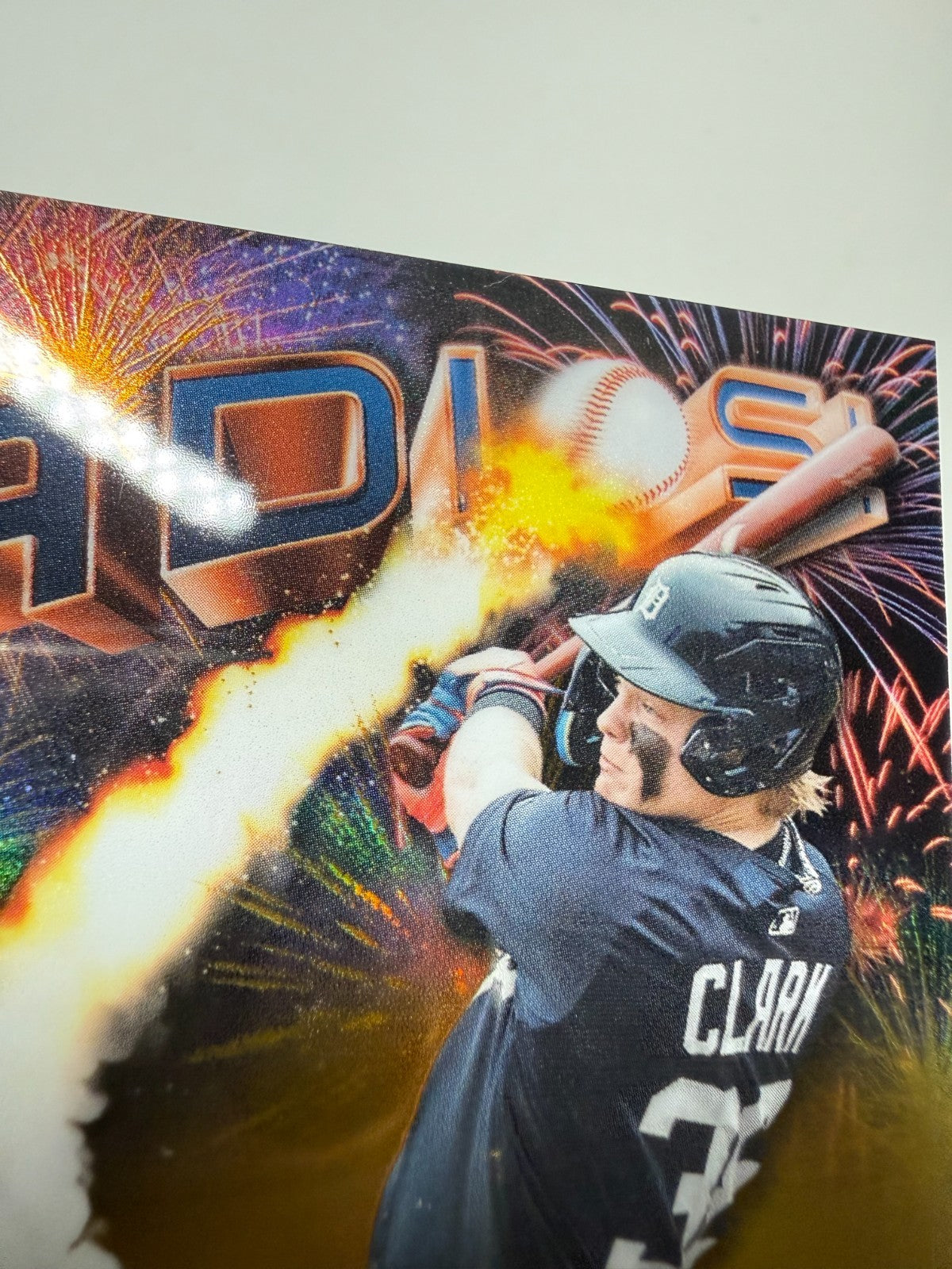 Max Clark 2025 Bowman Chrome Gold Refractor Adios Insert /50 #AD-20 Tigers