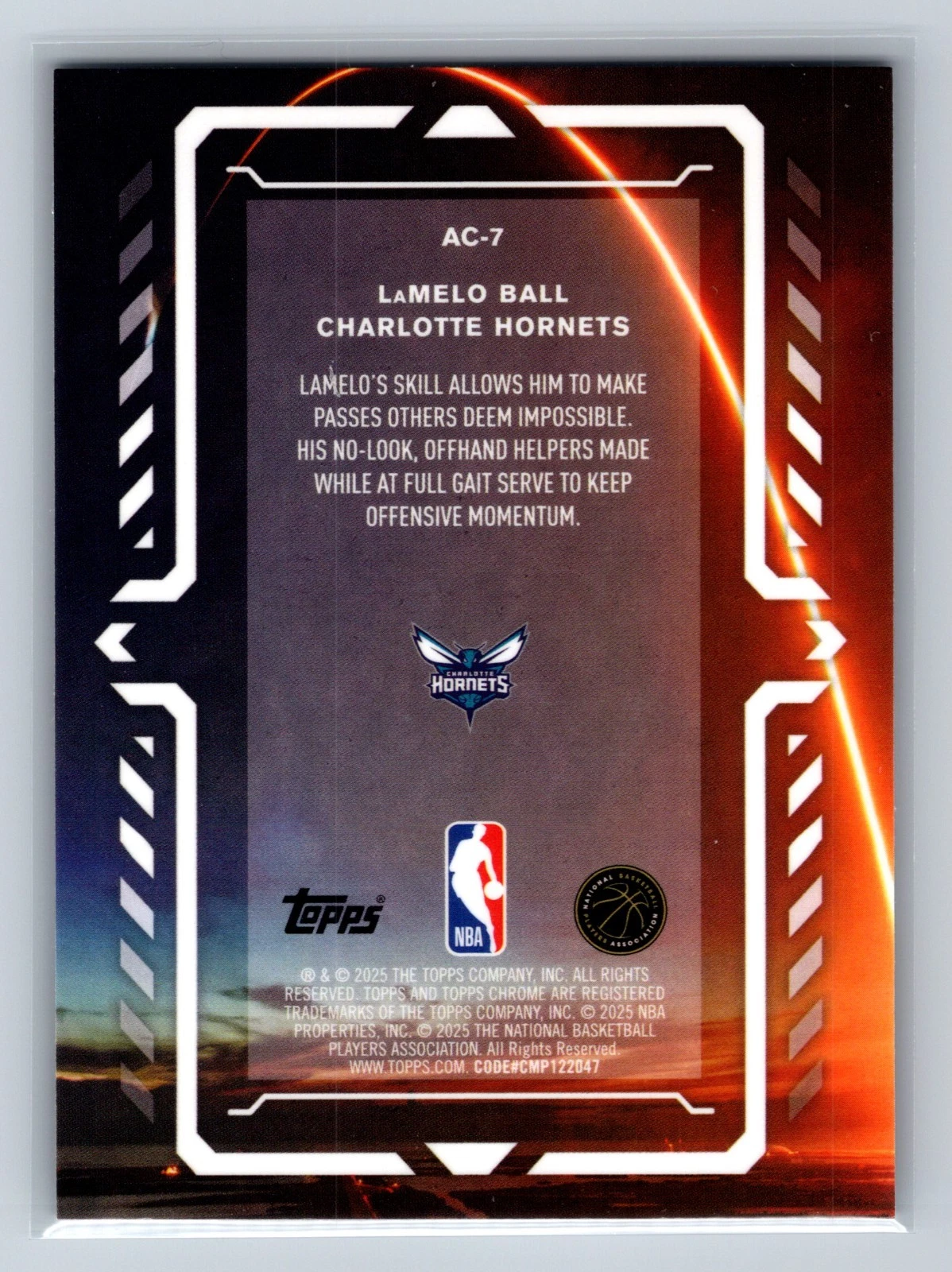 LaMelo Ball 2025-26 Topps Chrome Activators #AC-7 Hornets