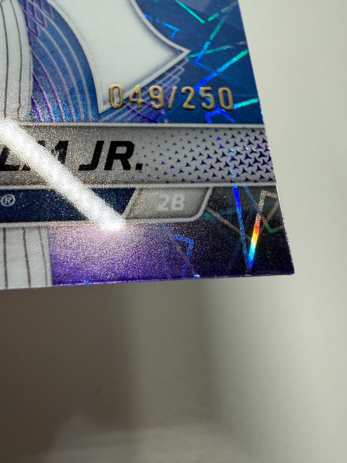 Jazz Chisholm Jr. 2025 Bowman's Best Purple Lazer Refractor /250 #28 Yankees
