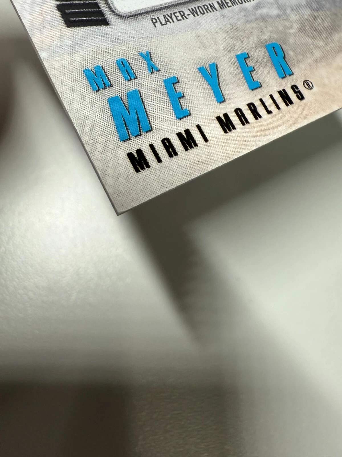 2025 Topps Series 1 Major League Material Max Meyer Relic #MLM-MME Marlins