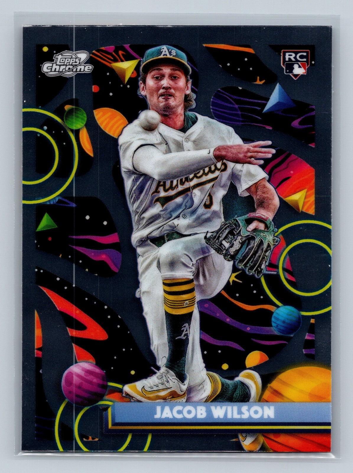 Jacob Willson 2025 Topps Chrome Cosmic RC #139 Athletics