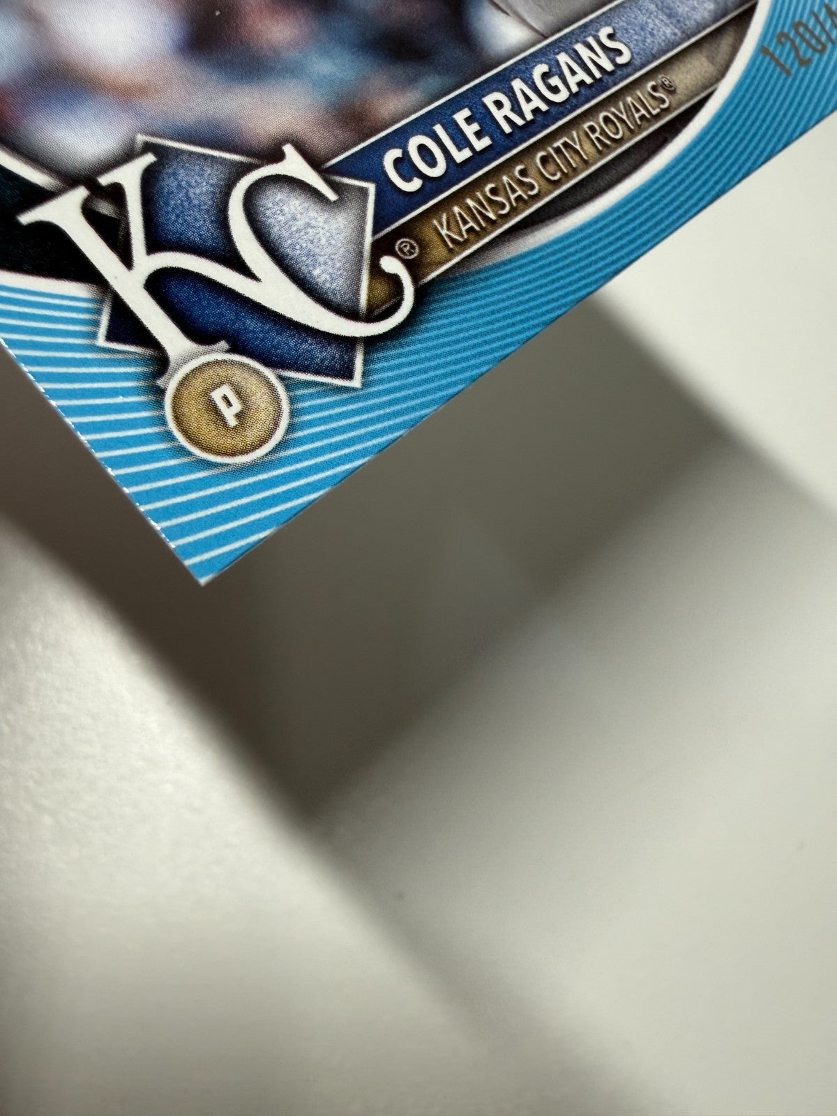 Cole Ragans 2025 Bowman Sky Blue /499 #40 Royals