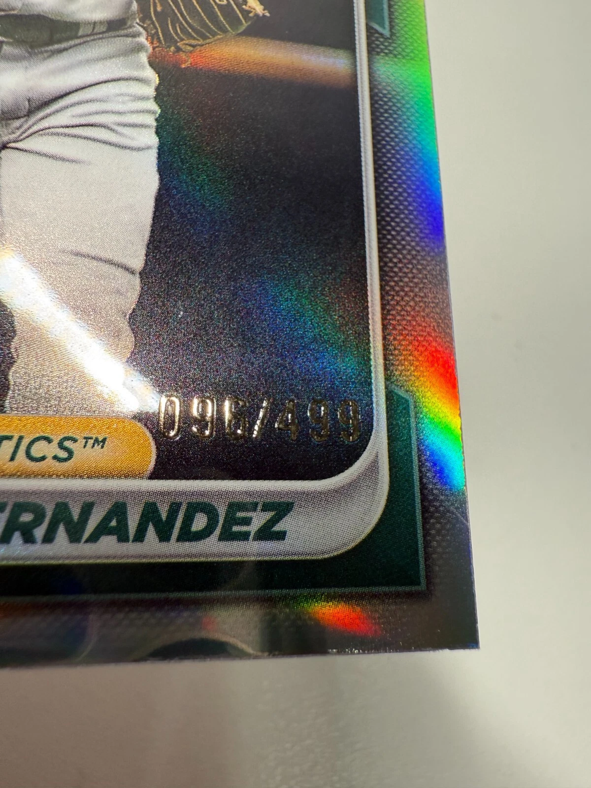Darling Fernandez 2024 Bowman Chrome 1st Refractor /499 #BCP-184 Athletics