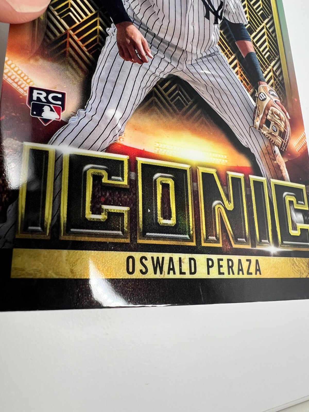 Oswald Peraza 2023 Bowman Chrome Iconic RC #BI-24 Yankees