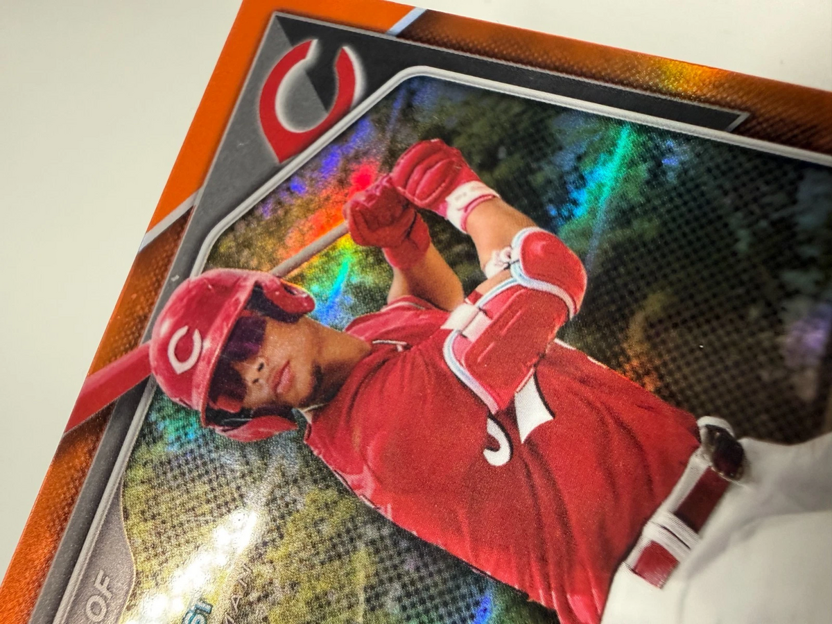 Adolfo Sanchez 2024 Bowman Chrome 1st Orange Refractor /25 #BCP-252 Reds