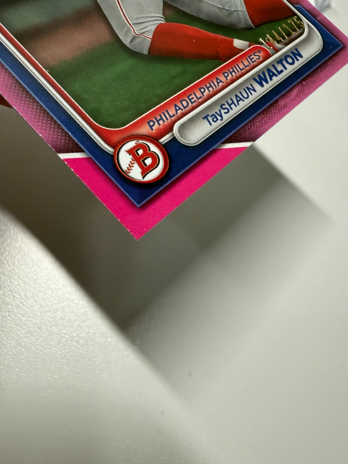 TayShaun Walton 2024 Bowman Paper Prospect Pink /175 #BP-113 Phillies