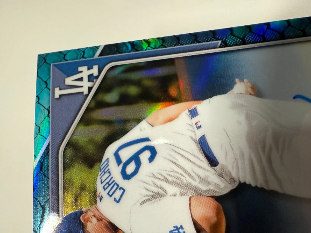 Marco Corcho 2024 Bowman Chrome 1st Blue Reptilian Refractor Auto /150 #CPA-MC