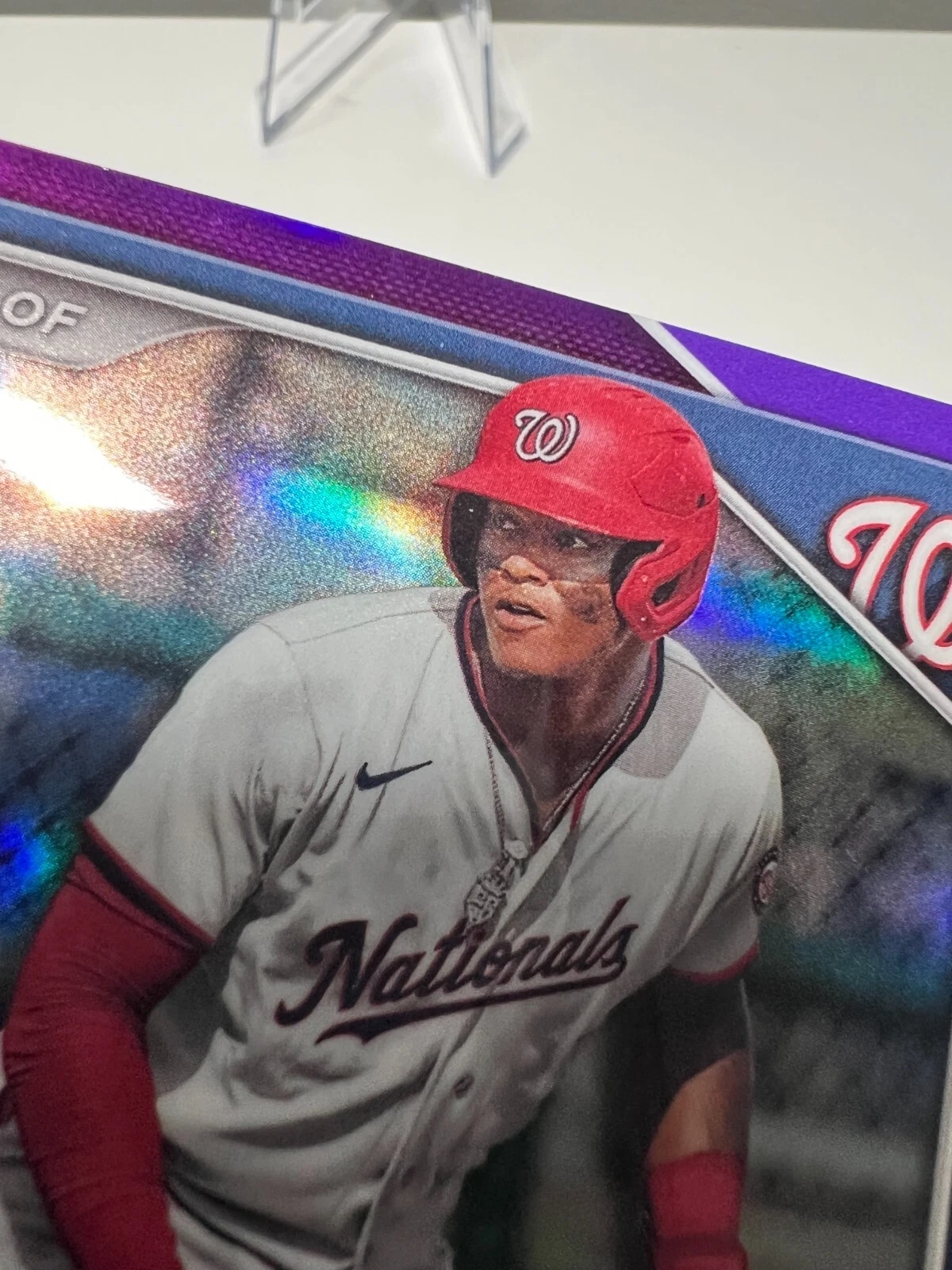 Elijah Green 2024 Bowman Chrome Prospect Purple Refractor /250 #BCP-72 Nationals