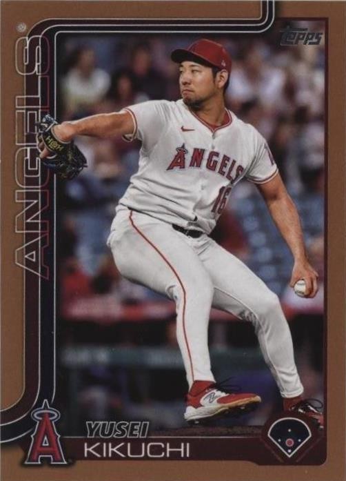 Yusei Kikuchi 2025 Topps Series 2 Gold /2025 #592 Angels