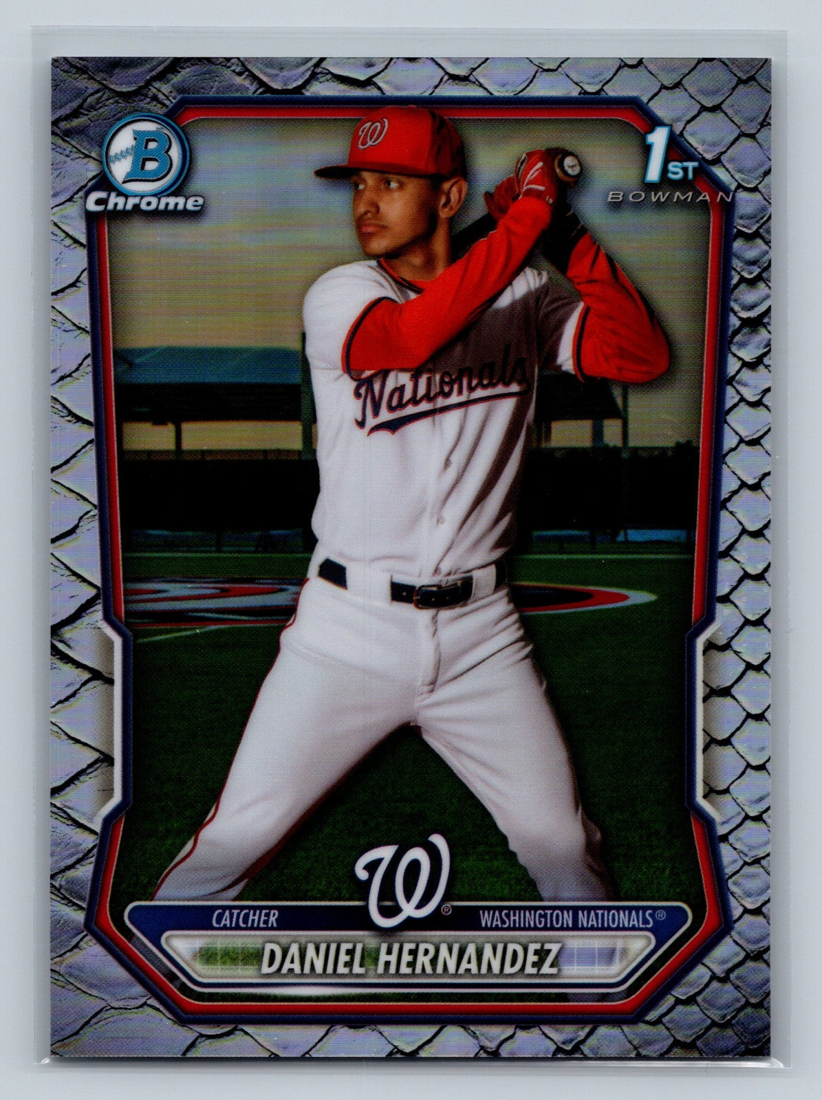Daniel Hernandez 2026 Bowman Chrome 1st Reptilian Refractor #BCP-97 Nationals