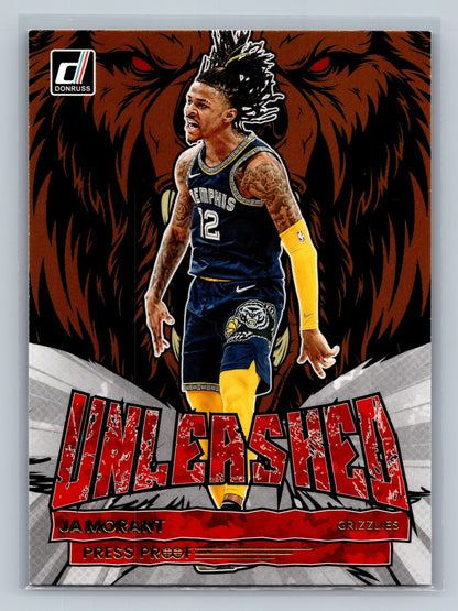 JA Morant 2022-23 Panini Donruss Unleashed #2 Grizzlies