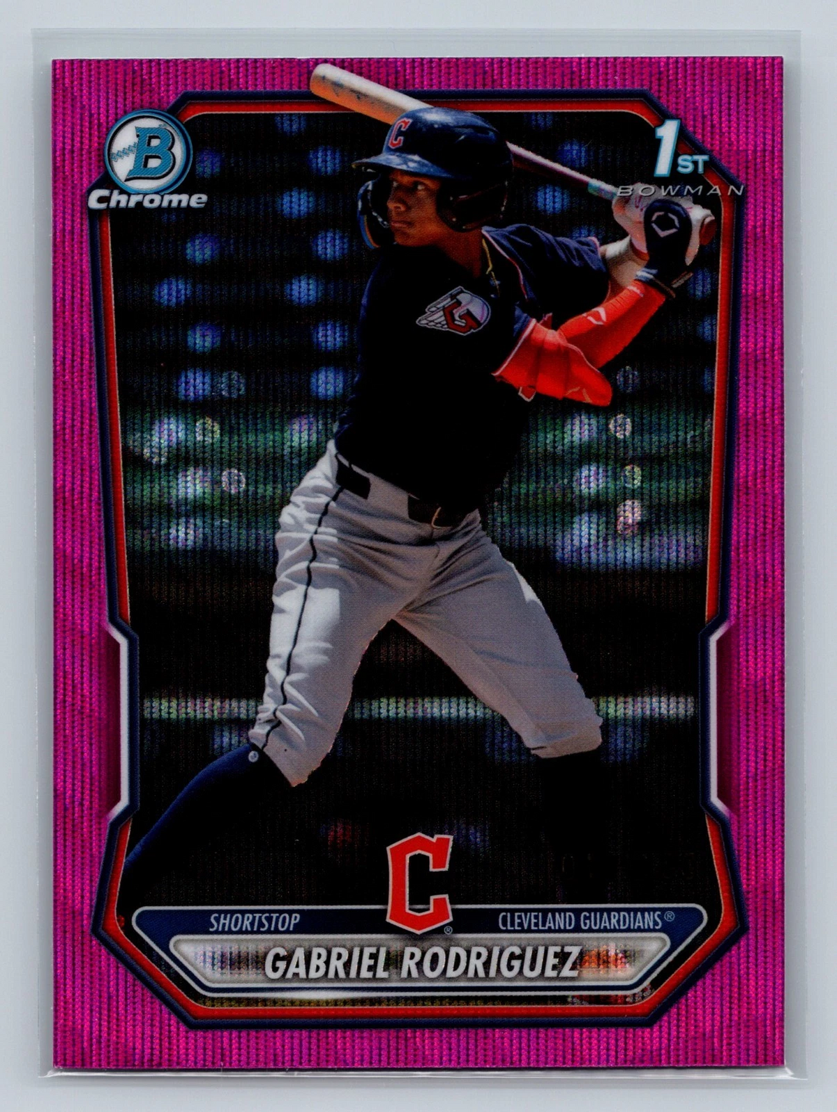 Gabriel Rodriguez 2026 Bowman Chrome 1st Fuchsia Wave Refractor /199 #BCP-118