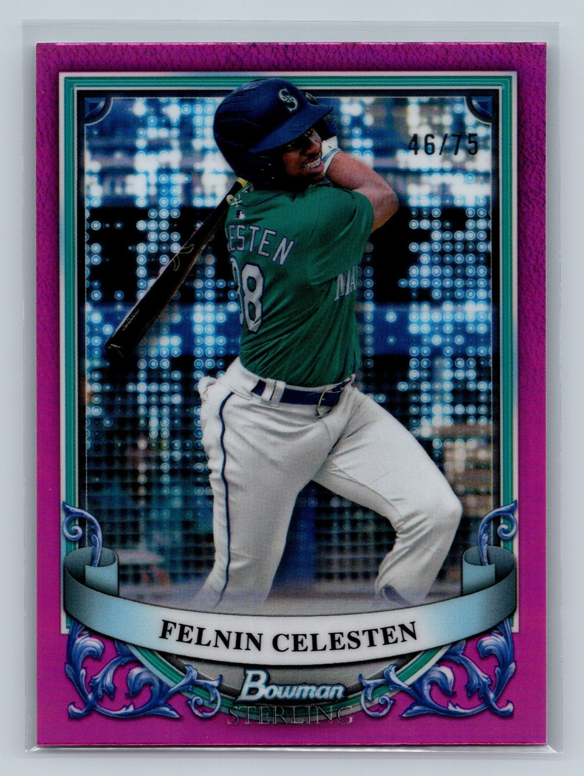 Felnin Celesten 2024 Bowman Sterling Prospects Magenta Refractor /75 #BSP-22