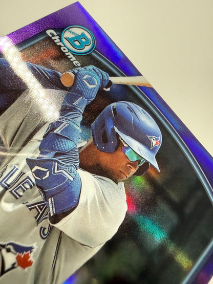 Enmanuel Bonilla 2023 Bowman Draft Chrome Purple Refractor /250 #BDC-195