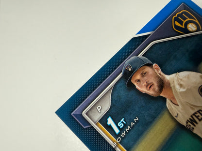 Chandler Welch 2024 Bowman Draft 1st Paper Blue /150 #BD-103 Brewers