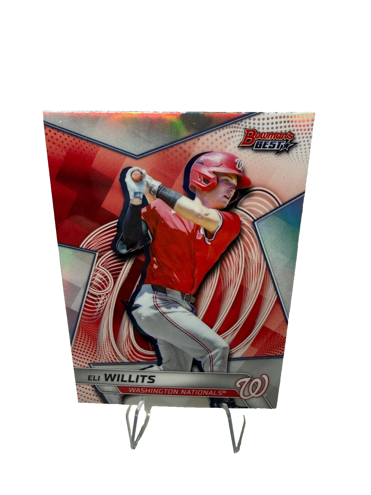 Eli Willits 2025 Bowman's Best Top Prospects Refractor #TP-20 Nationals