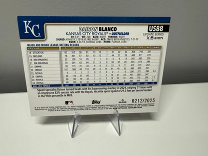 Dairon Blanco 2025 Topps Update Series Gold /2025 #US88 Royals