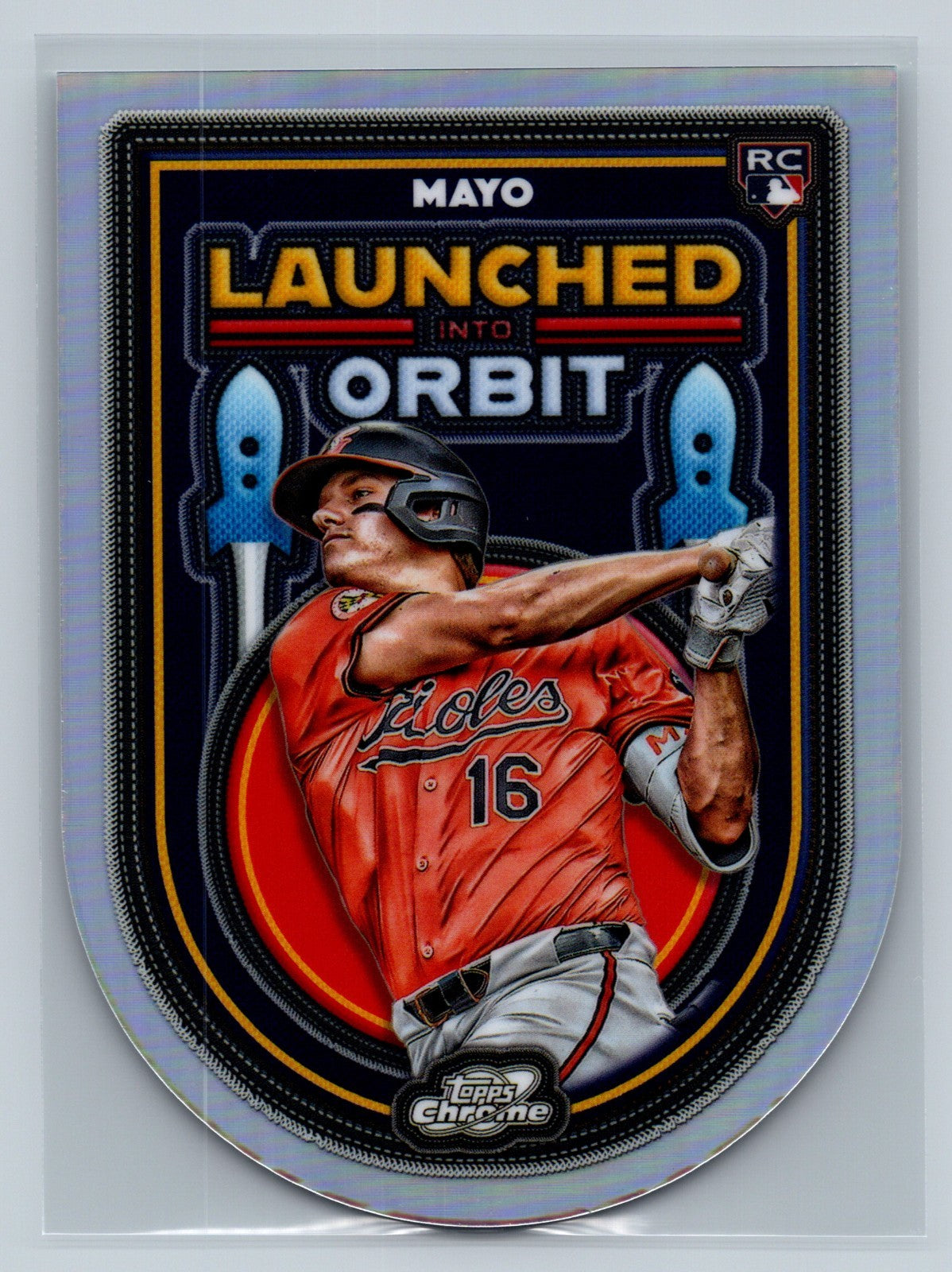 Coby Mayo 2025 Topps Cosmic Chrome Launched Into Orbit RC #LIO-31 Orioles