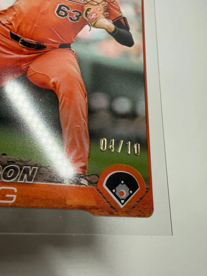 Brandon Young 2025 Topps Update Series Clear Acetate RC /10 #US97 Orioles
