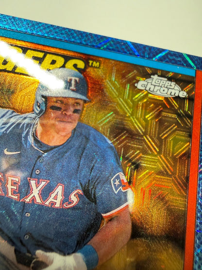 Dustin Harris 2025 Topps Series 2 Gold Mojo Refractor Auto RC /50 #90CA2-DH