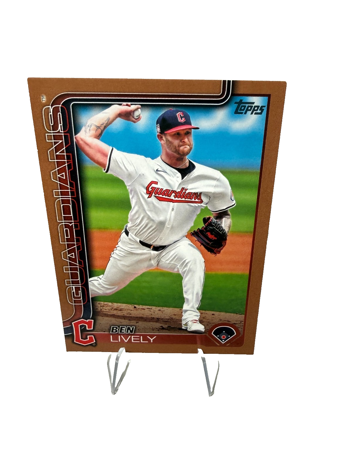 Ben Lively 2025 Topps Series 2 Gold /2025 #532 Guardians