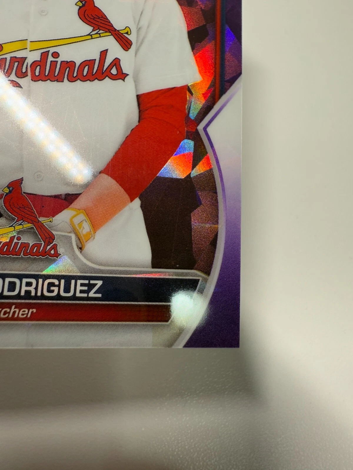 Luis Rodriguez 2023 Bowman Chrome 1st Purple Sapphire /25 #BCP-130 Cardinals