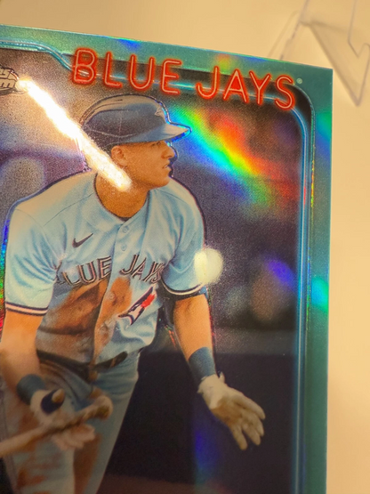 Cam Eden 2024 Topps Chrome Update Aqua Refractor RC /199 #USC96 Blue Jays