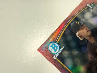 Zander Mueth 2023 Bowman Draft Chrome 1st Rose Gold Refractor /10 #BDC-131