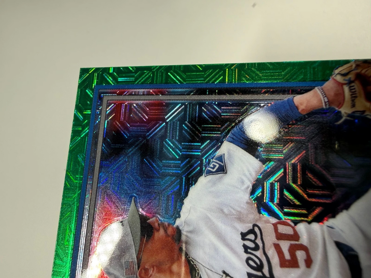 Mookie Betts 2026 Topps Series 1 Chrome Silver Pack Green /99 #91C-95 Dodgers