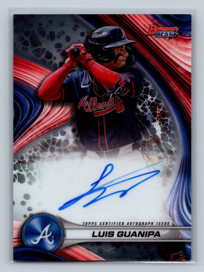 Luis Guanipa 2024 Bowman's Best Auto #B24-LG Braves