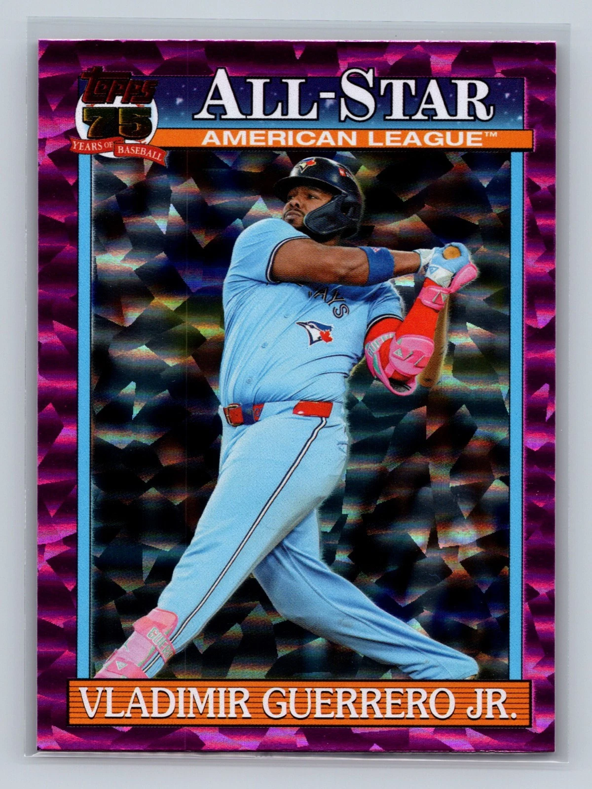 Vladimir Guerrero Jr. 2026 Topps Series 2 All-Star Pink Crackle Foil #91AS-37