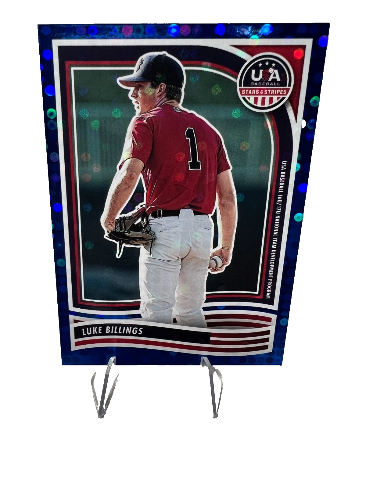 Luke Billings 2024 Panini USA Stars & Stripes Blue Parallel /149 #137