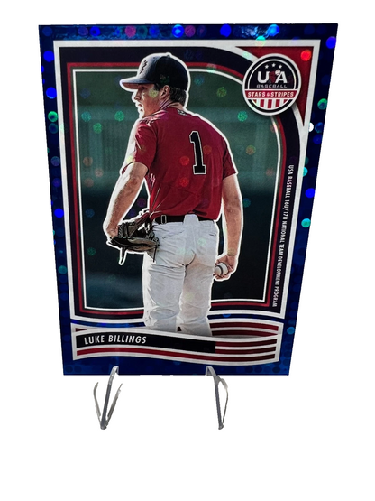 Luke Billings 2024 Panini USA Stars & Stripes Blue Parallel /149 #137