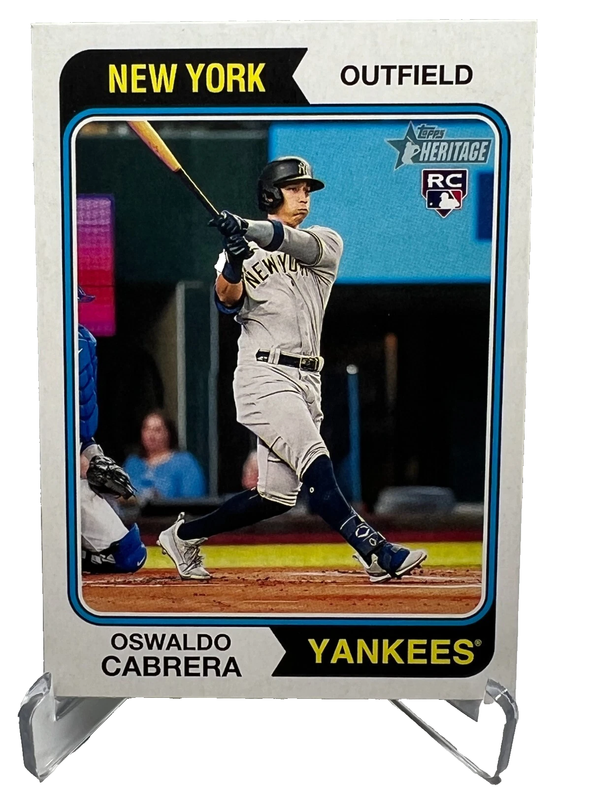 Oswaldo Cabrera 2023 Topps Heritage RC #135 Yankees