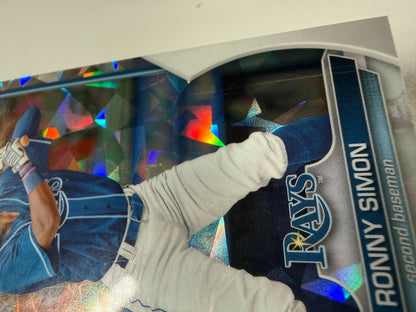 Ronny Simon 2023 Bowman Chrome 1st Atomic Refractor #BCP-112 Rays