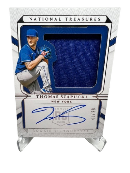 Thomas Szapucki 2022 National Treasures Patch Auto /99 #RSS-TS Mets