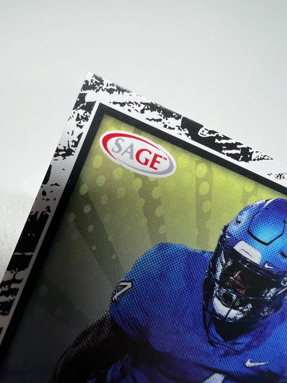 Isaiah King 2022 SAGE Artistry White Auto #A-IK Bulls