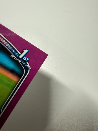 Payton Eeles 2025 Bowman 1st Paper Fuchsia /299 #BP-78 Twins