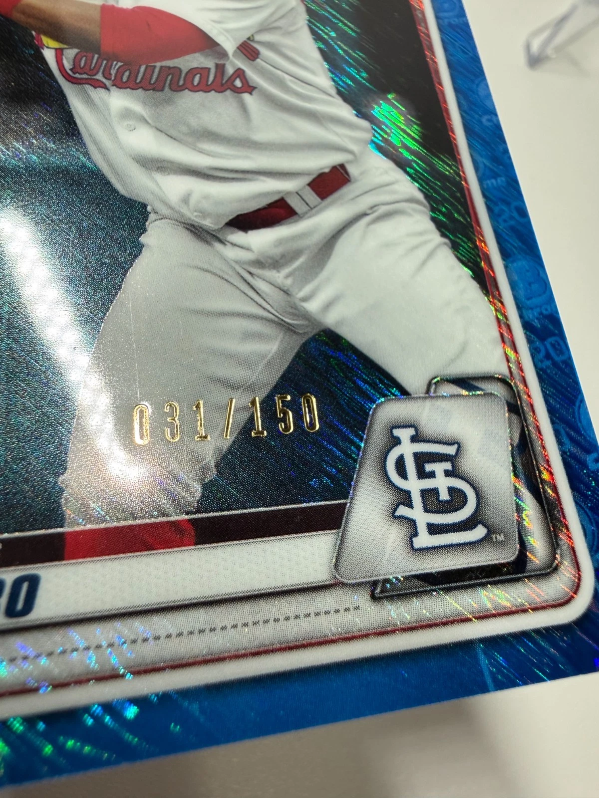 Elehuris Montero 2020 Bowman Chrome Prospect Blue Shimmer Refractor /150 #BCP-32