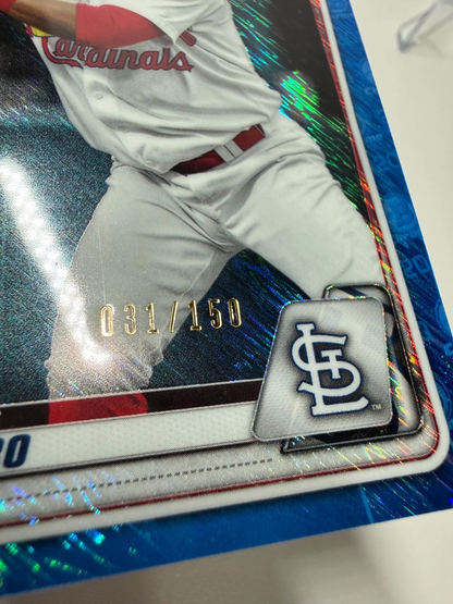 Elehuris Montero 2020 Bowman Chrome Prospect Blue Shimmer Refractor /150 #BCP-32