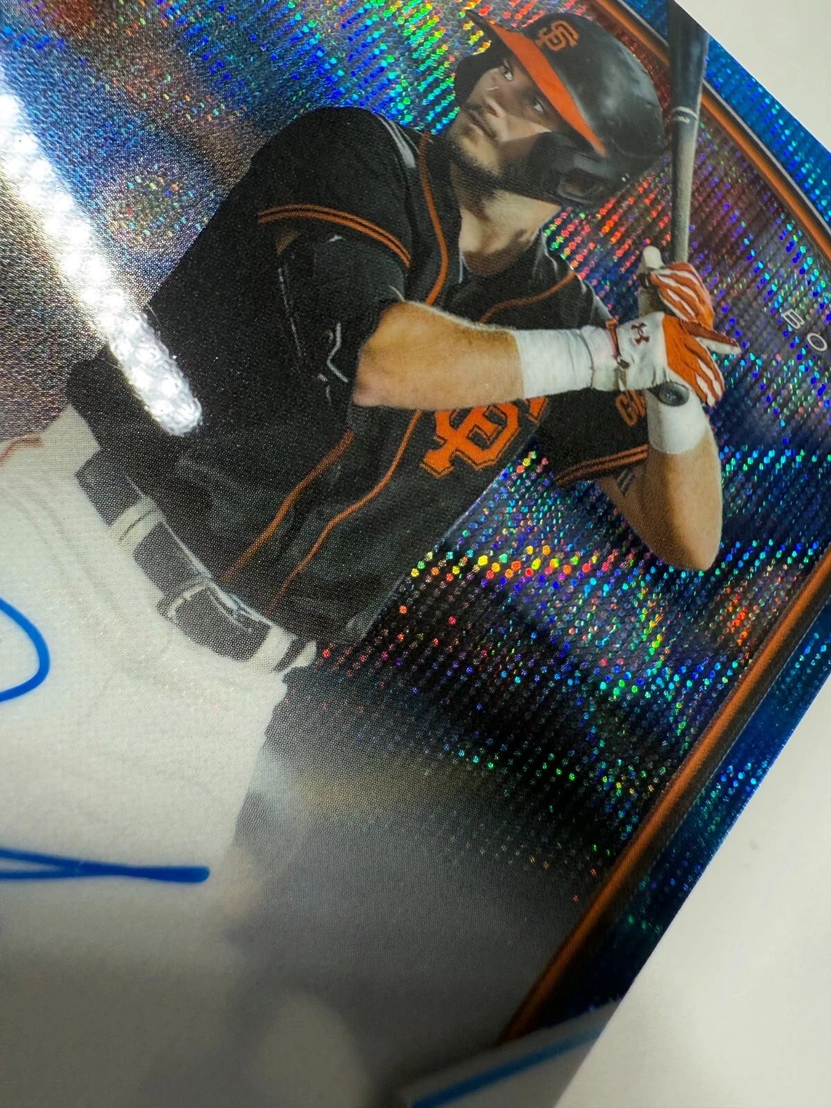 Cole Foster 2023 Bowman Draft Chrome 1st Blue Wave Refractor Auto /150 #CDA-CF