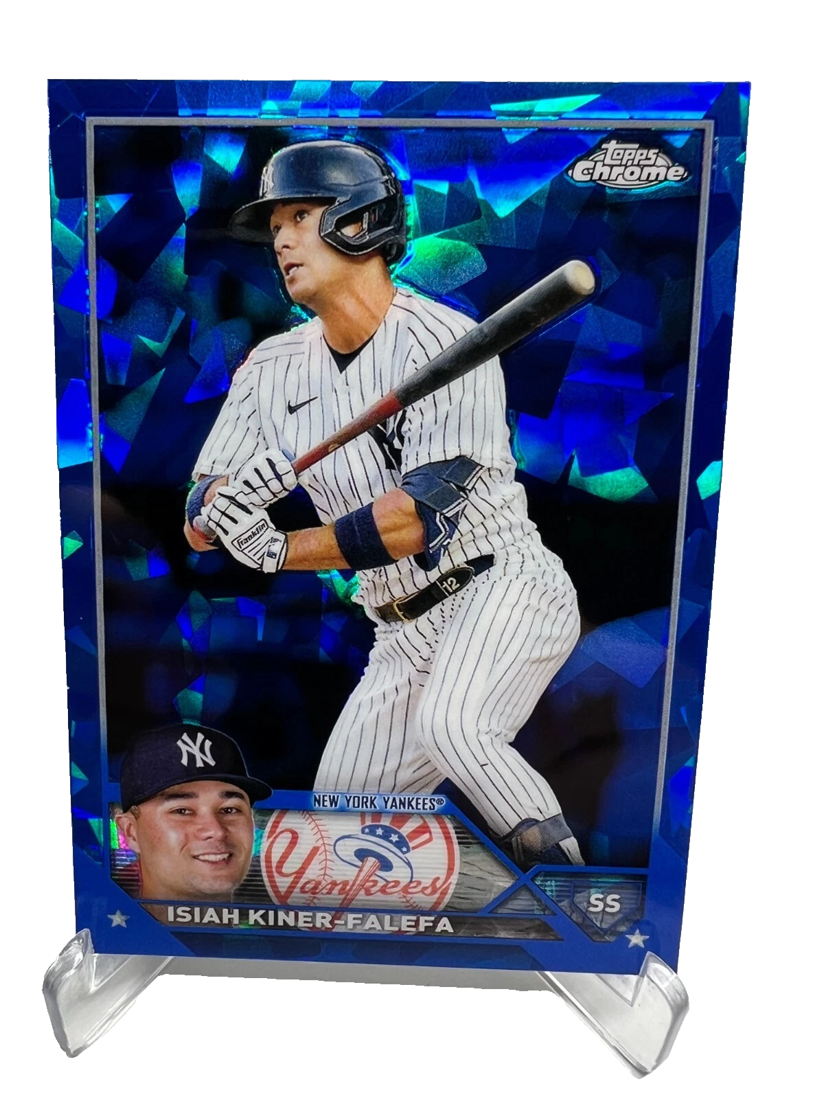 Isiah Kiner-Falefa 2023 Topps Chrome Sapphire Edition #162 Yankees