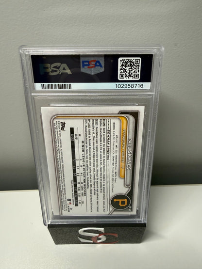 Paul Skenes 2024 Bowman Paper Prospects #BP-125 Pirates PSA 9 Mint