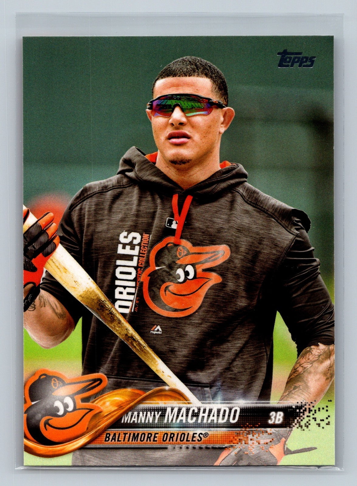 Manny Machado 2018 Topps Series 1 SP Photo Variation #25 Orioles