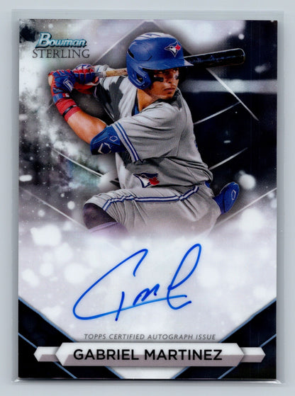 Gabriel Martinez 2023 Bowman Sterling Prospect Auto #PA-GM Blue Jays