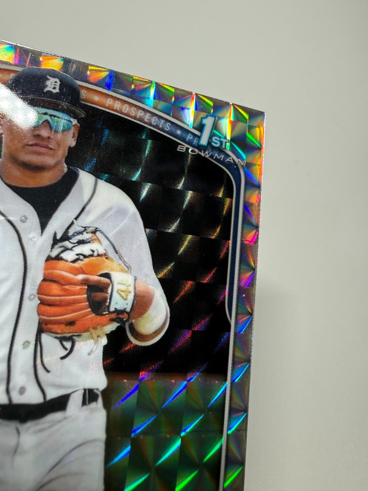 Nestor Miranda 2025 Bowman Chrome 1st Geometric Refractor /499 #Tigers