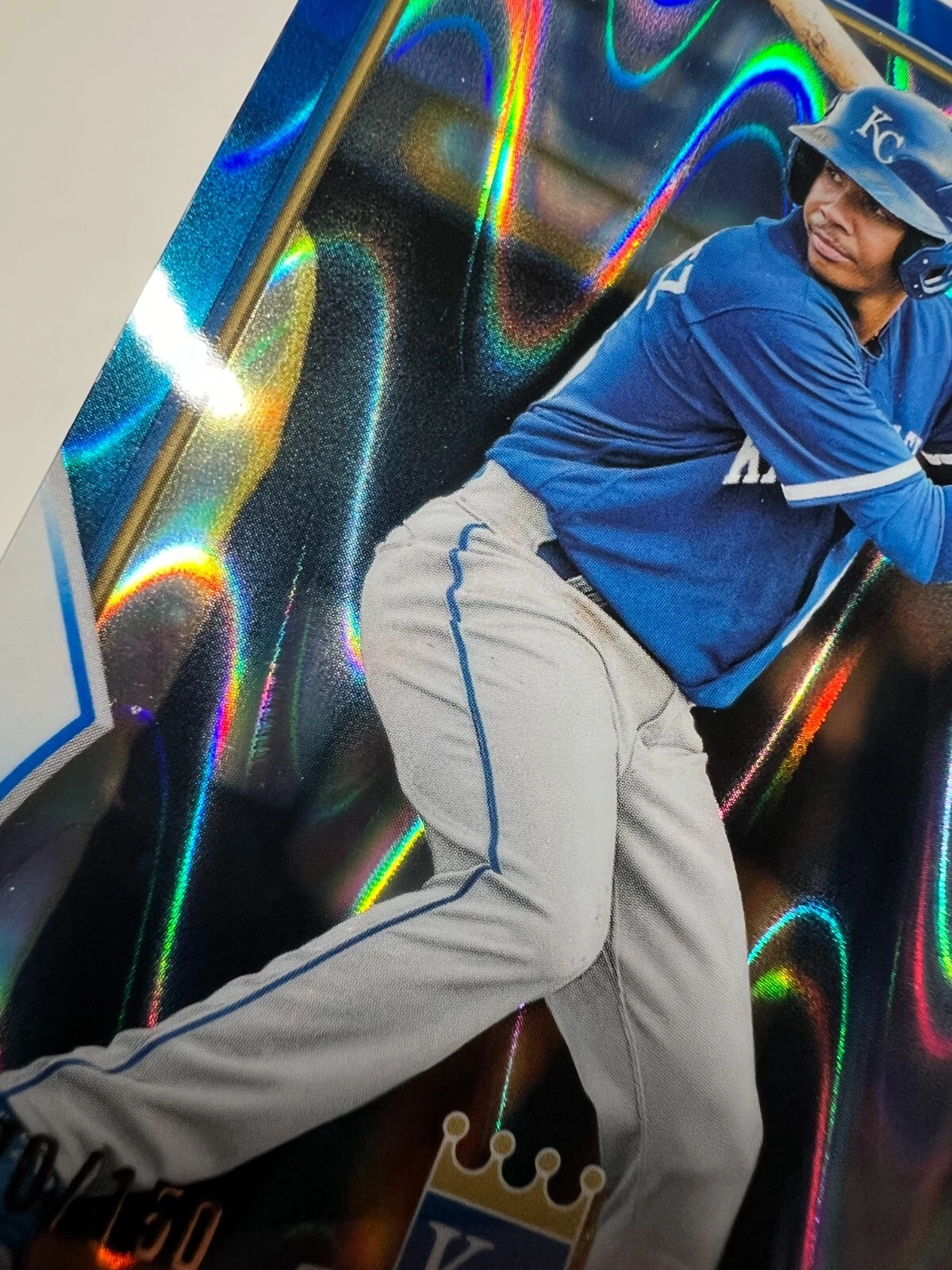 Lizandro Rodriguez 2023 Bowman Chrome 1st Blue Raywave Refractor /150 #BCP-47