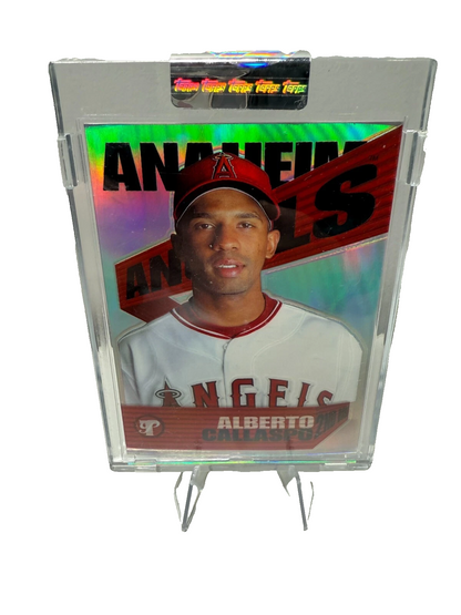 Alberto Callaspo 2004 Topps Pristine Uncirculated Refractor /399 #117 Angels
