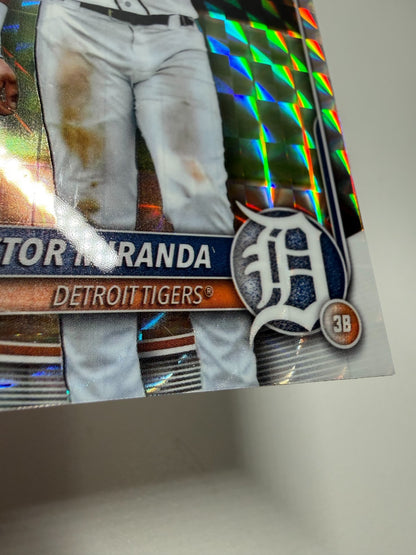Nestor Miranda 2025 Bowman Chrome 1st Geometric Refractor /499 #Tigers